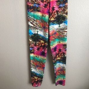 4 Pair Colorful Brazil Patterned High Quality Leggings, Made in Brazil